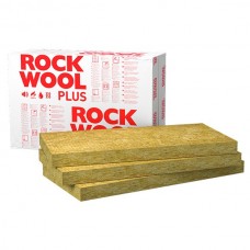 Утеплювач базальтовий 30 кг/м3 Rockwool ROCKMIN Plus 18 ( 1000x610x50 мм) - 10,98 кв. м/уп