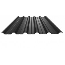 Профнастил ПК-20 графитовый (RAL 7024) матовый Украина 0,45 мм (кв.м)