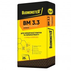 BudmonsteR BM 3.3 Клей для плитки та керамограніта (25 кг)