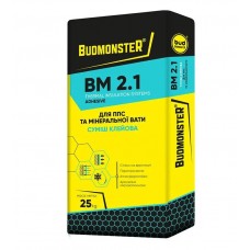 BudmonsteR BM 2.1 Клей для пінопласту і мінеральної вати (25 кг)
