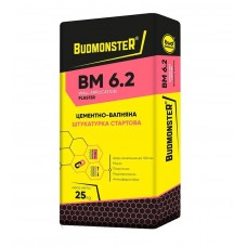 BudmonsteR BM 6.2 Штукатурка цементно-известковая стартовая (25 кг)