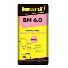 BudmonsteR BM 6.0 універсальна цементно-піщана суміш (25 кг)