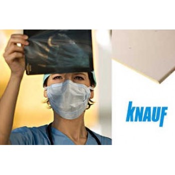 KNAUF Safeboard Гипсокартон стеновой рентгенозащитный 12,5x625x2500 мм