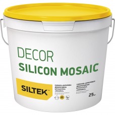 Siltek Dеcor Silicon MOSAIC Премікс Штукатурка декоративна зерно 1-1,6 мм (8,2 кг)