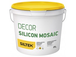 Siltek Dеcor Silicon MOSAIC Премікс Штукатурка декоративна зерно 1-1,6 мм (8,2 кг)