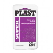 Plast Keramoplast Super кладочна суміш посилена для керамограніта (25 кг)