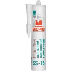 BUDPRO Герметик силиконовый санитарный SS-16 Sanitary Silicone белый (260 мл)