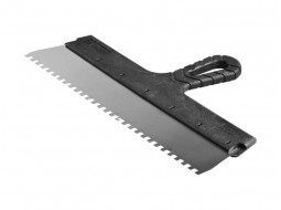 Шпатель 350 мм зубчастий з пластмасовою ручкою 6x6 мм