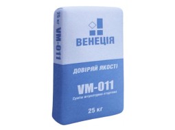 Штукатурка стартовая цементная Венеция VM-011, 25 кг, машинная
