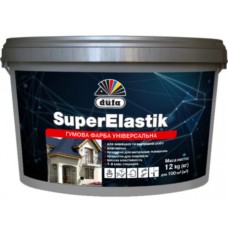 Dufa SuperElastik Фарба гумова універсальна RAL 9004 чорний (12 кг/9 л)