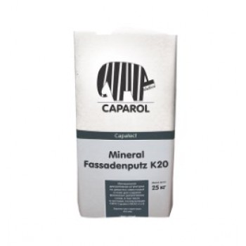 Caparol Capatect Mineralputs К20 Штукатурка декоративная Короед зерно 2 мм белая (25 кг)