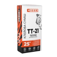 Клей Тепло TIGOR TT-21 для газоблоков, 25 кг