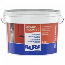 AURA Luxpro Remix Aqua 30 Эмаль акриловая быстросохнущая TR (2,5 л)