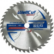 WellCut Standart Круг (диск) пильный по дереву 230x22,2 мм 40Т