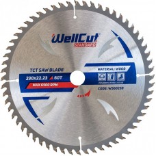 WellCut Standart Круг (диск) пильный по дереву 230x22,2 мм 60Т