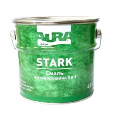 Aura Stark Грунт-эмаль по ржавчине 3 в 1 зеленая (2 кг)