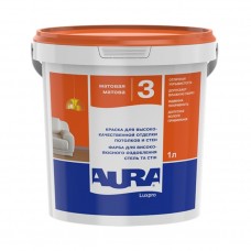 Eskaro Aura Luxpro 3 Краска интерьерная акрилатная для стен и потолков полуглянцевая (1,4 кг/1 л)