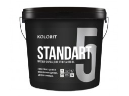 Kolorit Standart 5 Фарба інтер'єрна латексна матова база а (12,6 кг/9 л)