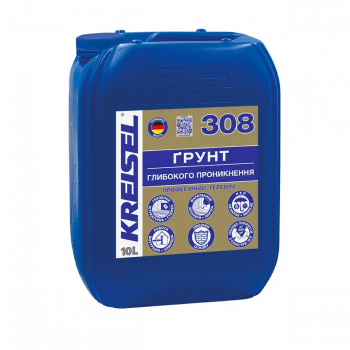 Kreisel 308 Грунтовка глибокопроникна гелева (10 л)