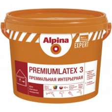 Alpina Expert Premiumlatex 3 B3 Фарба інтер'єрна водно-дисперсійна (3,3 кг/2,35 л)
