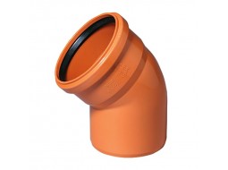 Каналізація зовнішня Ostendorf коліно 110 мм (15°)