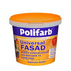 Polifarb Краска фасадная универсальная прозрачная (1,4 кг/1 л)