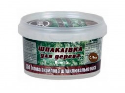 Эльф Д-50 Шпаклевка для дерева акриловая белая (0,9 кг)