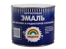 Емаль акрилова для радіаторів біла глянцева (0,75 л)