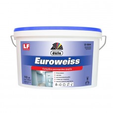 Dufa Euroweiss D604 Фарба інтер'єрна для стель і стін білосніжна матова (3,5 кг/2,5 л)