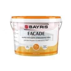 Bayris Fasade Фарба фасадна атмосферостійка (7 кг/5 л)