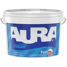 Eskaro AURA Fasad Fort Краска фасадная акриловая белая (3,5 кг/2,5 л)