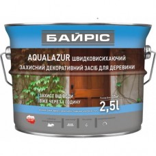 BAYRIS AQUALAZUR Лазурь-антисептик для древесины серый (2,5 л)