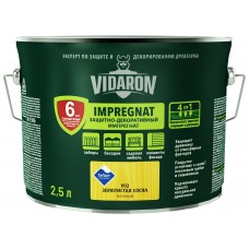 VIDARON V02 Импрегнат пропитка для дерева  золотая сосна (2,5 л)