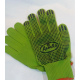 Перчатки Х/Б зеленые