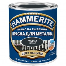 Hammerite Фарба для металу глянцева чорна (3,5 кг/2,5 л)
