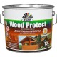 Dufa Wood Protect Лакобейц захисно-декоративний для дерева каштан (0,75 л)