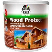 Dufa Wood Protect Лакобейц защитно-декоративный для дерева кипарис (0,75 л)