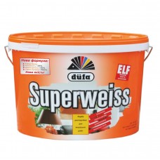 Dufa Superweiss D4 Фарба суперстійка вінілова матова біла (14 кг/10 л)
