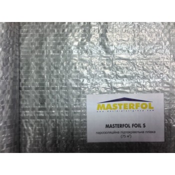 Masterfol Foil S Пленка пароизоляционная 75 г/м2 серая 1,5x50 м (кв.м)