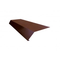 Планка карнизная Shinglas RAL 8017 коричневая (2 м)