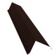 Планка примыкания Shinglas RAL 8017 коричневая (2 м)