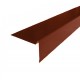 Планка торцевая Shinglas RAL 3005 красная (2 м)