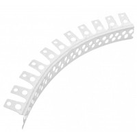 Уголок перфорированный алюминиевый арочный гибкий  (3 м)