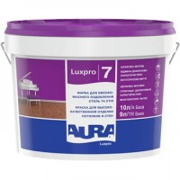 Eskaro AURA Luxpro 7 Краска интерьерная акрилатная для стен и потолков шелково-матовая база TR (3,15 кг/2,25 л)
