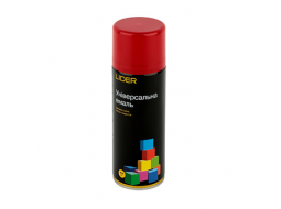 LIDER Эмаль аэрозольная универсальная красная (400 мл)