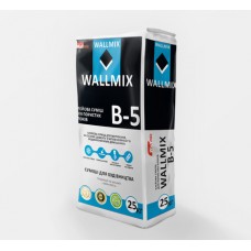 Wallmix B-5 Кладочная смесь для газобетонных, керамических и шлакобетонных блоков и глиняного кирпича (25 кг)