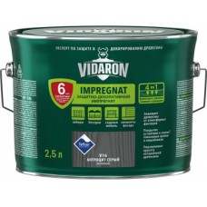 VIDARON V16 Импрегнат пропитка для дерева серый антрацит (2,5 л)