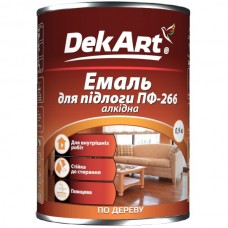 DekArt Емаль ПФ-266 жовто-коричнева (0,9 кг)