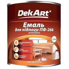DekArt Эмаль ПФ-266 красно-коричневая (2,8 кг)