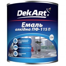 DekArt Емаль ПФ-115 жовто-коричнева (2,8 кг)